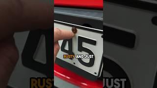 Solution to Rusty Number Plate Bolts  #jdmcars #rust #nz #fastandfurious10 #carmods