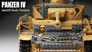 PANZER IV Ausf.H - Part 1 - 1/35 TAMIYA - Tank Model - [ model building ]