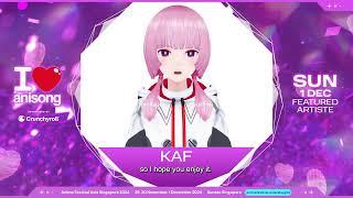 AFA x I LOVE ANISONG KAF Message Video #animefestivalasia #afasg24