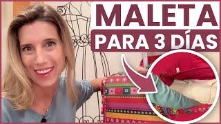 Cómo hacer la Maleta para 3 Días PERFECTA