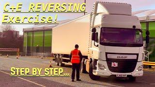 C+E | Class 1 Reversing Exercise For 2023 DVSA (3a) Test