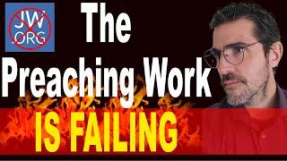 Watchtower ADMITS The Preaching Work Is FAILING!