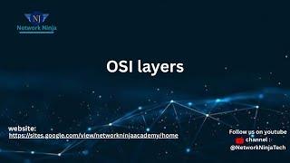 OSI Model Explained | Open System Interconnection Model | TCP IP Model Explained| #Network Ninja