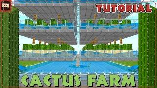 UNLIMITED Cactus EASY Farm Tutorial Minecraft 1.19