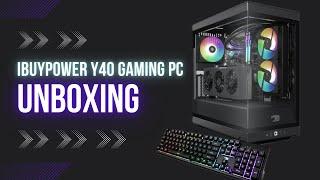 iBUYPOWER Y40 Gaming PC Unboxing & Setup  | First Look at My New PC!