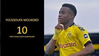 YOUSSOUFA MOUKOKO - The first 10 professional goals of the German crack ! 