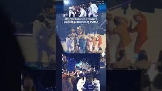 Treasure's biggest hype boy/fans/supporter BoyNextDoor Run Reaction at MAMA 2024 #kpop #shorts