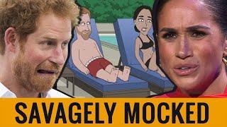 Harry and Meghan mercilessly mocked in 'Family Guy'!