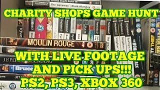 Charity shops games hunting with live footage and pick ups!!!