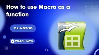 How to use macro as a function|how to create user defined function|user defined function in calc