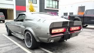 Hellcat-Powered 1968 Ford Mustang “Helleanor” 6-Speed - Idling Outside After Drive