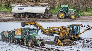 Sugar Beet Transport in MUD and SNOW 10x John Deere