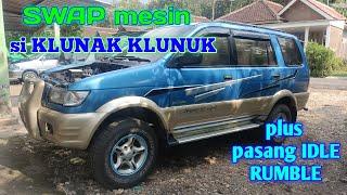 Swap mesin PANTHER 2.5 karena JEBOL blok mesin