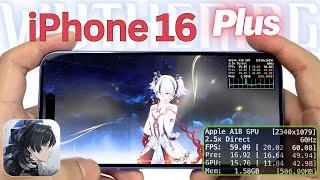 iPhone 16 Plus Wuthering Waves Gaming review | FPS & Battery Drain test