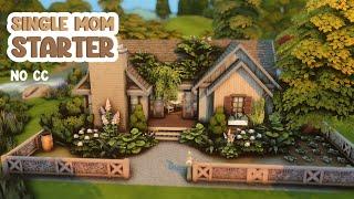 Single Mom Starter Cottage  The Sims 4 Speed Build [No CC]