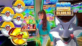 My Biggest Take Downs! Huff N Puff Slots!! Major Jackpot & Mansion Feature!!