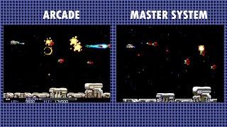 Arcade Vs Master System - R-Type