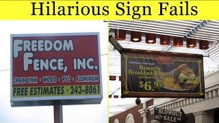 Hilarious Sign Fails You Can’t Miss – Prepare for Non-Stop Laughter! || Happy Panda