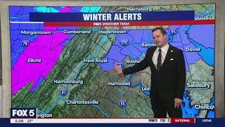 Flurries in DC region Friday ahead of weekend winter storm