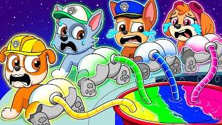 Paw Patrol Ultimate Rescue | Color Are Missing, But Brewing Cute Factory!? Funny Life! | Rainbow 3