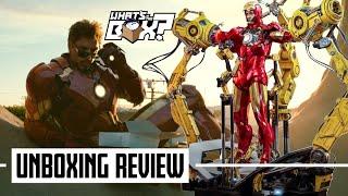 Hot Toys Iron Man 2 1/4 scale Mark IV with Suit Up Gantry Unboxing | Culture Junkies