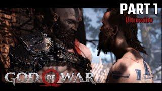 God of War - PC Walkthrough Ultrawide Gameplay Part 1 [4K 21:9 60FPS RTX] [No Commentary]