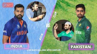 LIVE India vs Pakistan Live Commentary by Simpler | IND vs PAK T20 | The Simpler