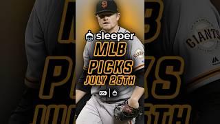 Best MLB Sleeper picks for today! 7/25 | Sleeper Picks Promo Code