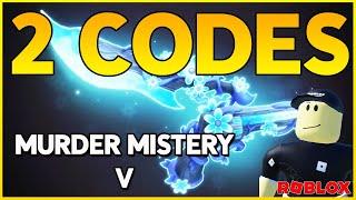 2 CODES ALL WORKING CODES for MURDER MISTERY V  Roblox 2024  Codes for Roblox TV