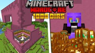 SOBREVIVÍ 1000 DÍAS en Minecraft Hardcore [PELICULA COMPLETA]