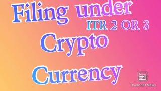 Income Tax FILING under CRYPTO CURRENCY ( VDA ) malayalam