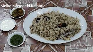 Sabut Masoor ki Khichri  @ Rubina Ansari kitchen