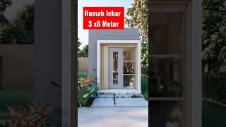 Rumah Kontrakan lebar 3x8 meter #short #rumah #rumahmungil #kontrakan