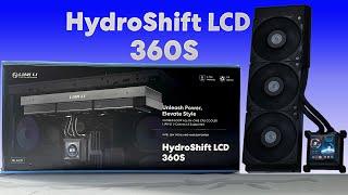 Lin Li Hydroshift LCD 360 s AIO  Liquid Cooler Unbox install and test