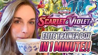 Opening a Scarlet Violet ETB... in 1 minute