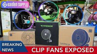 FAN WARS: See Inside AC INFINITY S6 vs VIVOSUN E6 Clip Fans