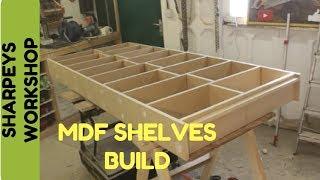 Building a Shelving unit with mdf