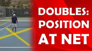 Where To Stand At Net In Doubles | POSITIONING