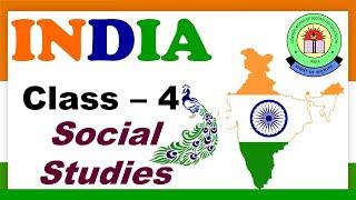 India - Location and Physical Features | Class - 4 Social Studies | Landforms and  Rivers|