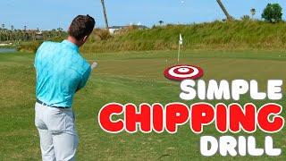 CHIP the Golf Ball CLOSER using this SIMPLE DRILL!