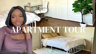 MINIMALIST STUDENT Apartment Tour | Setting up my Room ASMR | Empty House Tour | Fisayo Gracie Abby