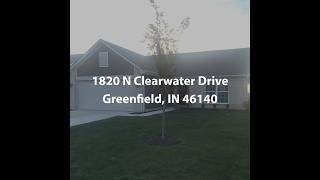 1820 N Clearwater Drive Greenfield IN 46140 | 3 Bedroom Home For Sale