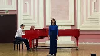 Белянкина Екатерина, 12 лет "Зимняя дорога" Гурилев, Пушкин, "Домик-крошечка", Алябьев