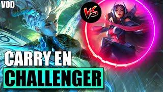 1V9 DANS UNE GAME FULL CHALLENGER - Soloq Challenger Katarina vs Irelia | 14.24