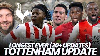 Biggest Ever Tottenham Update | 20+ Updates on Levy's Investment Plans,  Players & Staff