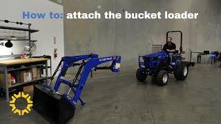 How to: Attach your bucket loader