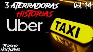 PASAJEROS FANTASMAS, ELFOS Y DEL1NCU3NCI4  l Historias de TERROR de UBER Y TAXIS Vol. 14