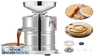 VEVOR Commercial Peanut Sesame Grinding Machine 15000g/h Stainless Steel peanut butter Review