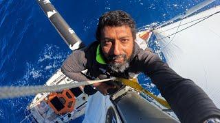 Knockdown! Solo Sailor Abhilash Tomy: Onboard footage from Hobart to Les Sables-d'Olonne