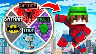 The Roulette of SUPER POWERS in Minecraft!